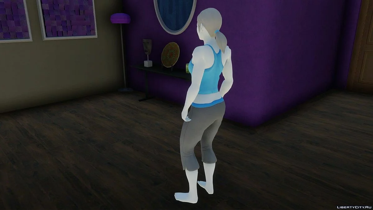 Wii Fit Trainer из Smash Ultimate / GTA San Andreas