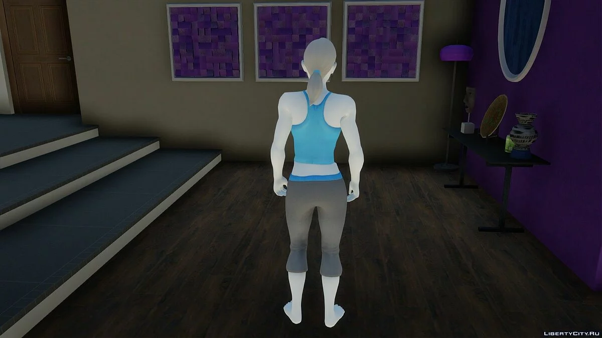 Wii Fit Trainer из Smash Ultimate / GTA San Andreas