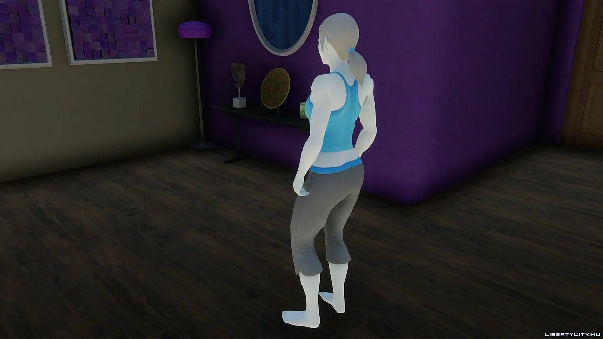 Wii Fit Trainer из Smash Ultimate / GTA San Andreas
