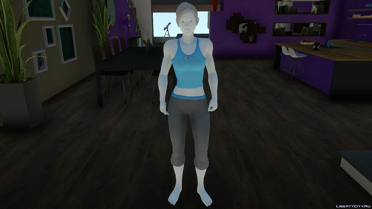 Wii Fit Trainer из Smash Ultimate / GTA San Andreas