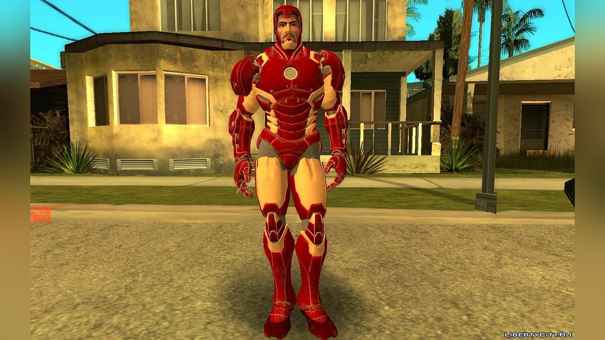 Замена Iron Man.txd в GTA San Andreas (8 файлов)