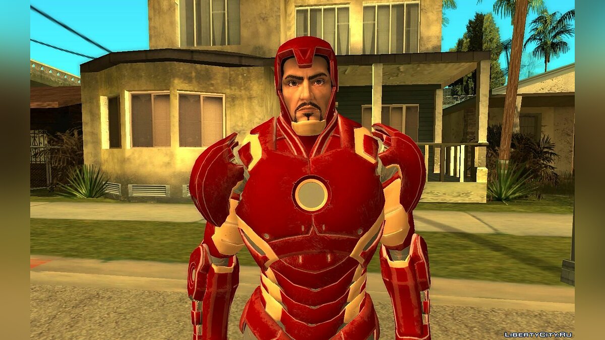 Замена IRON MAN.txd в GTA San Andreas (8 файлов)