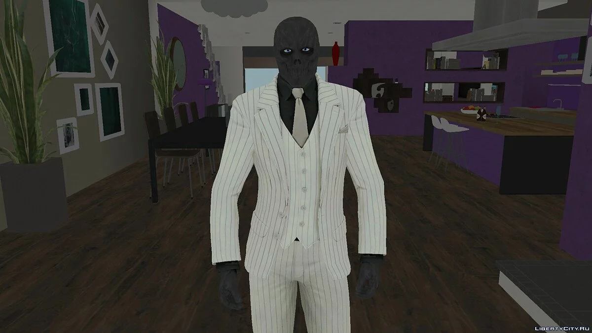 Чёрная Маска из Batman Arkham Origins / GTA San Andreas