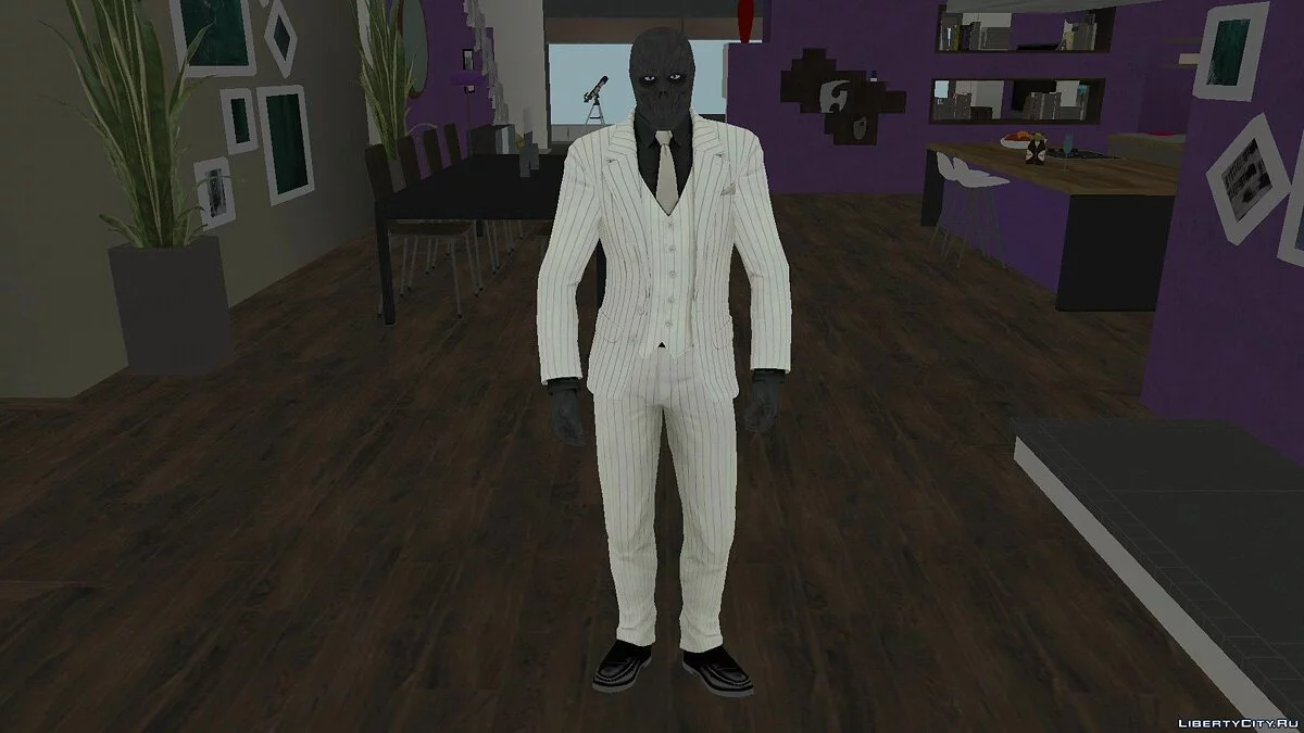 Чёрная Маска из Batman Arkham Origins / GTA San Andreas