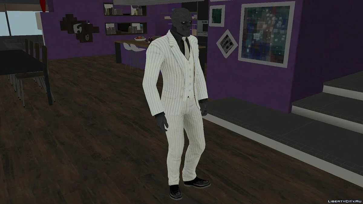 Чёрная Маска из Batman Arkham Origins / GTA San Andreas