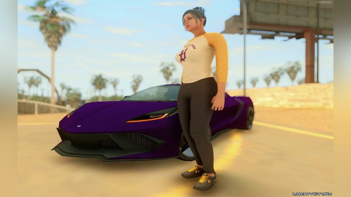 Девушка из GTA Online, DLC "Los Santos Summer Special" / GTA San Andreas