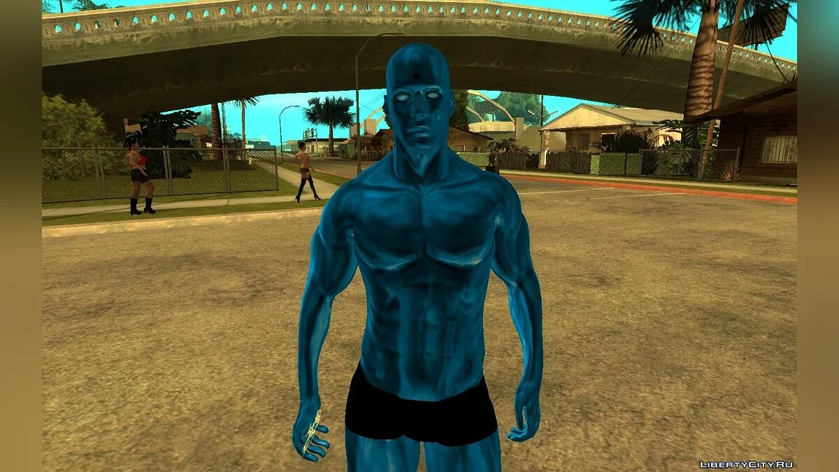 Доктор Манхэттен из Watchmen / GTA San Andreas