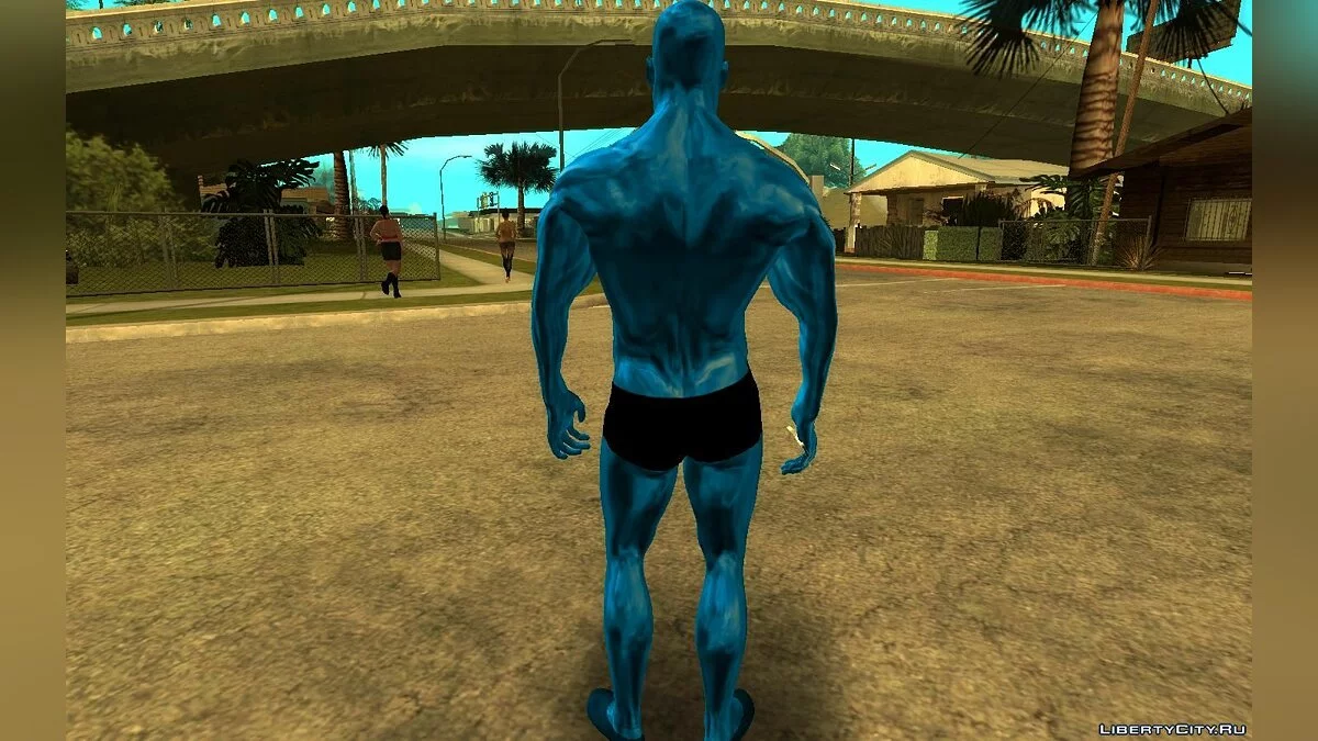 Доктор Манхэттен из Watchmen / GTA San Andreas