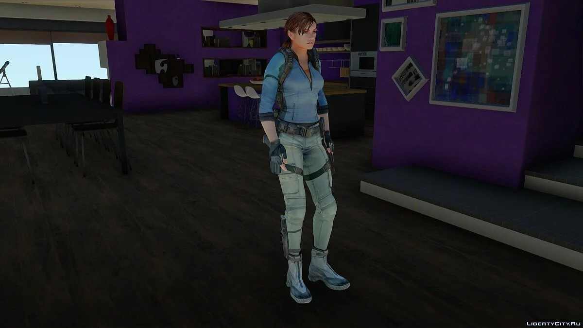 Джилл Валентайн из Resident Evil: Revelations / GTA San Andreas