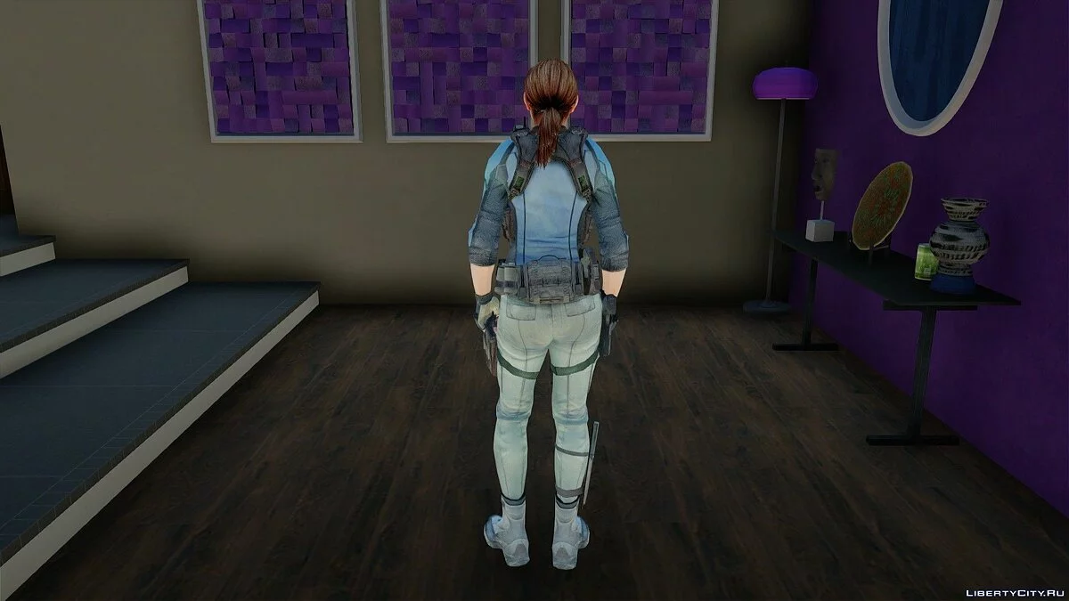 Джилл Валентайн из Resident Evil: Revelations / GTA San Andreas