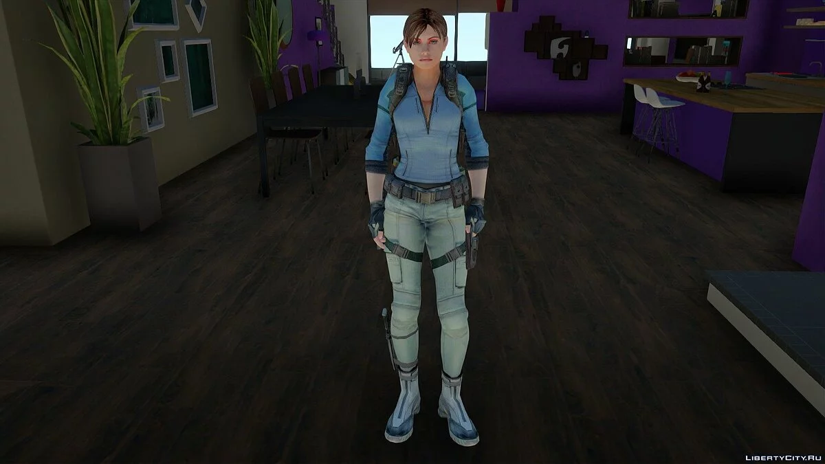 Джилл Валентайн из Resident Evil: Revelations / GTA San Andreas
