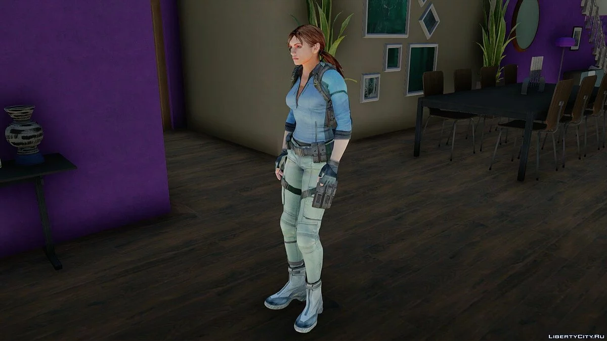 Джилл Валентайн из Resident Evil: Revelations / GTA San Andreas