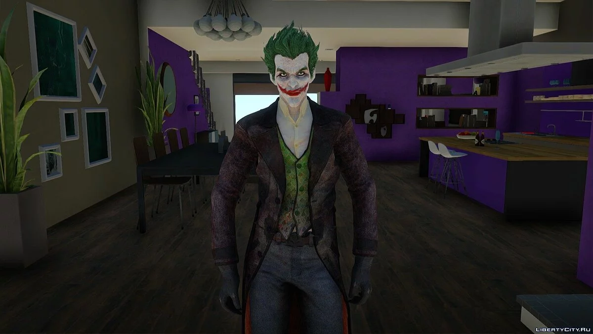 Джокер из Batman Arkham Origins / GTA San Andreas