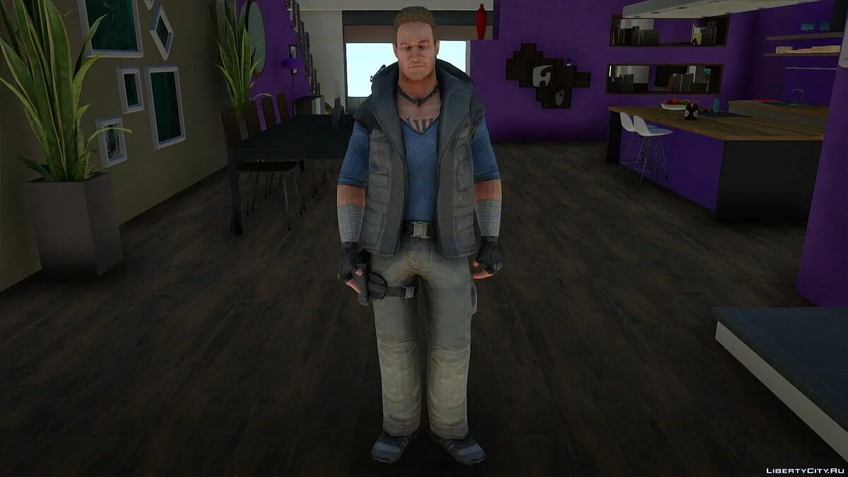 Джонни Кейдж из Mortal Kombat X / GTA San Andreas