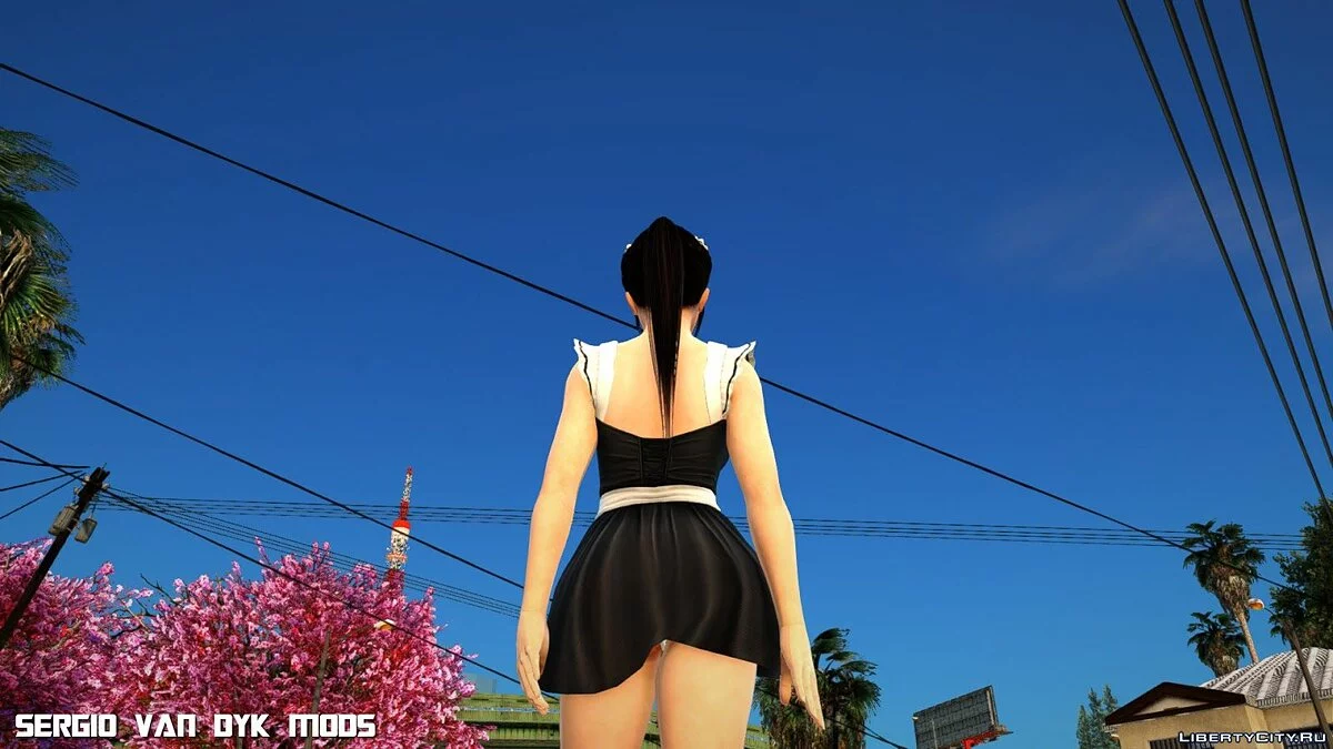 Горячая Кокоро в униформе горничной  / GTA San Andreas