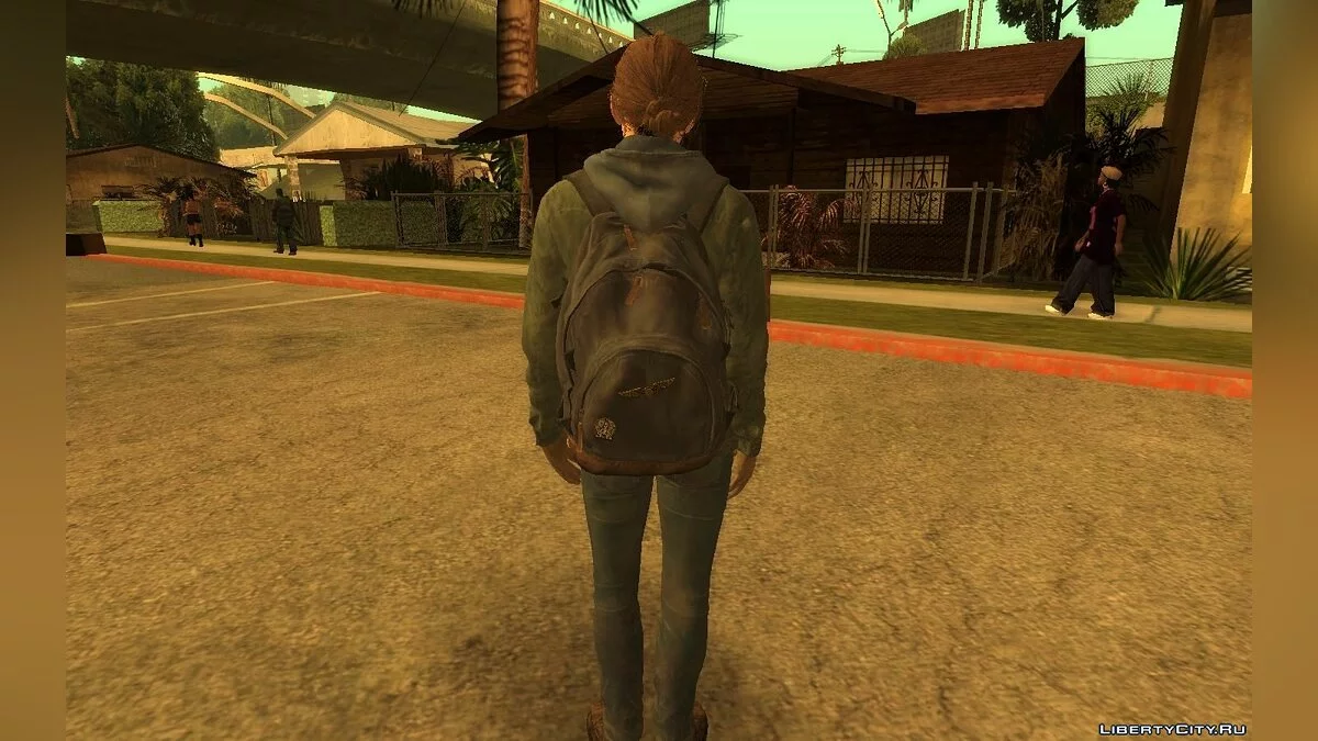 Элли из игры The Last of US / GTA San Andreas