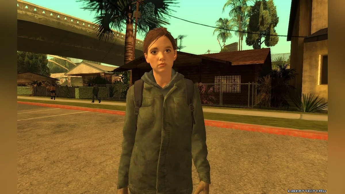 Элли из игры The Last of US / GTA San Andreas