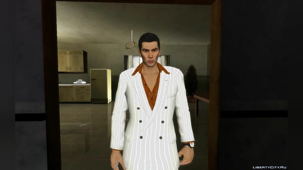 Казума Кирю из Yakuza 0 / GTA San Andreas