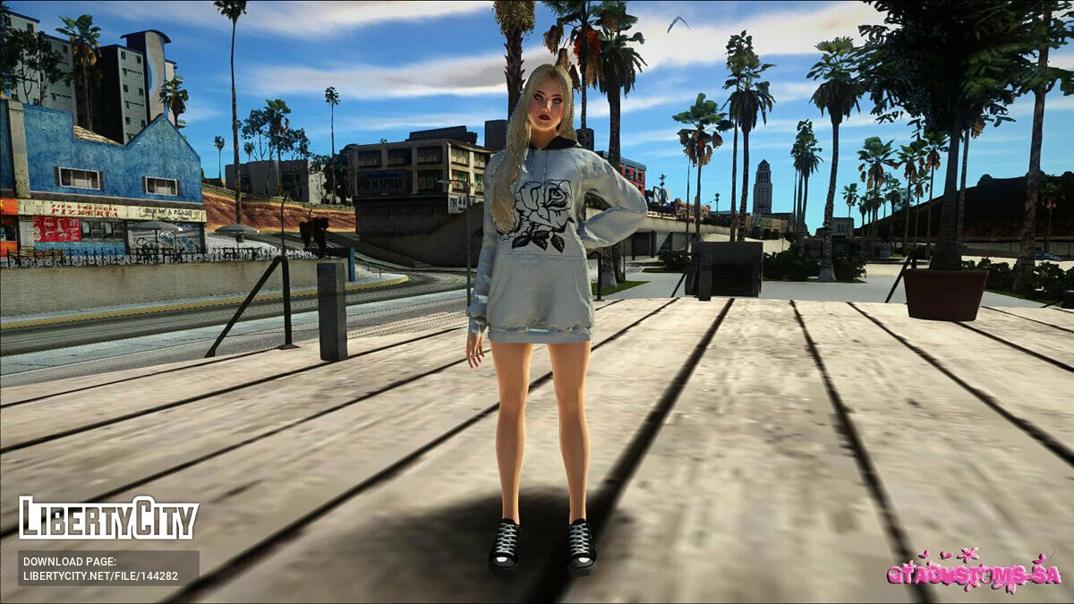 Хелена Дуглас в повседневной одежде v32 / GTA San Andreas