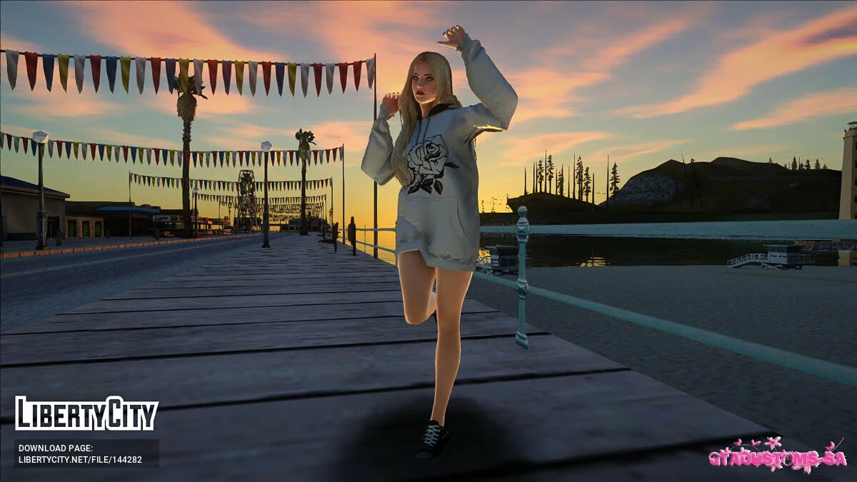 Хелена Дуглас в повседневной одежде v32 / GTA San Andreas