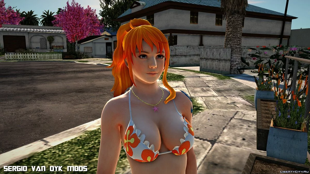 Хитоми (Нами) в бикини из Dead or Alive / GTA San Andreas
