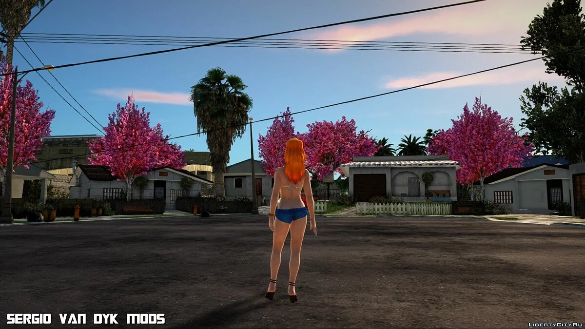 Хитоми (Нами) в бикини из Dead or Alive / GTA San Andreas