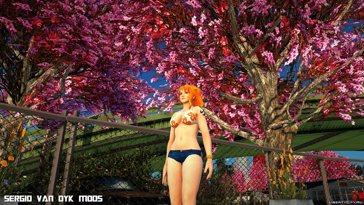 Хитоми (Нами) в бикини из Dead or Alive / GTA San Andreas