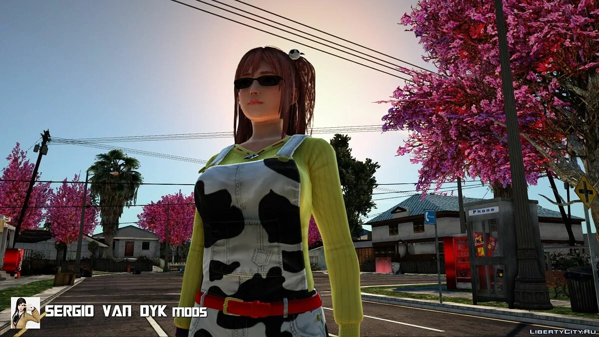 Хонока в костюме ковбоя  / GTA San Andreas