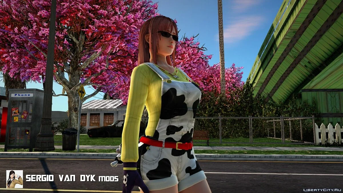 Хонока в костюме ковбоя  / GTA San Andreas