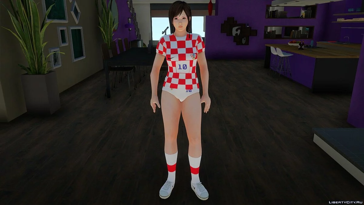 Кокоро в форме сборной Хорватии по футболу / GTA San Andreas