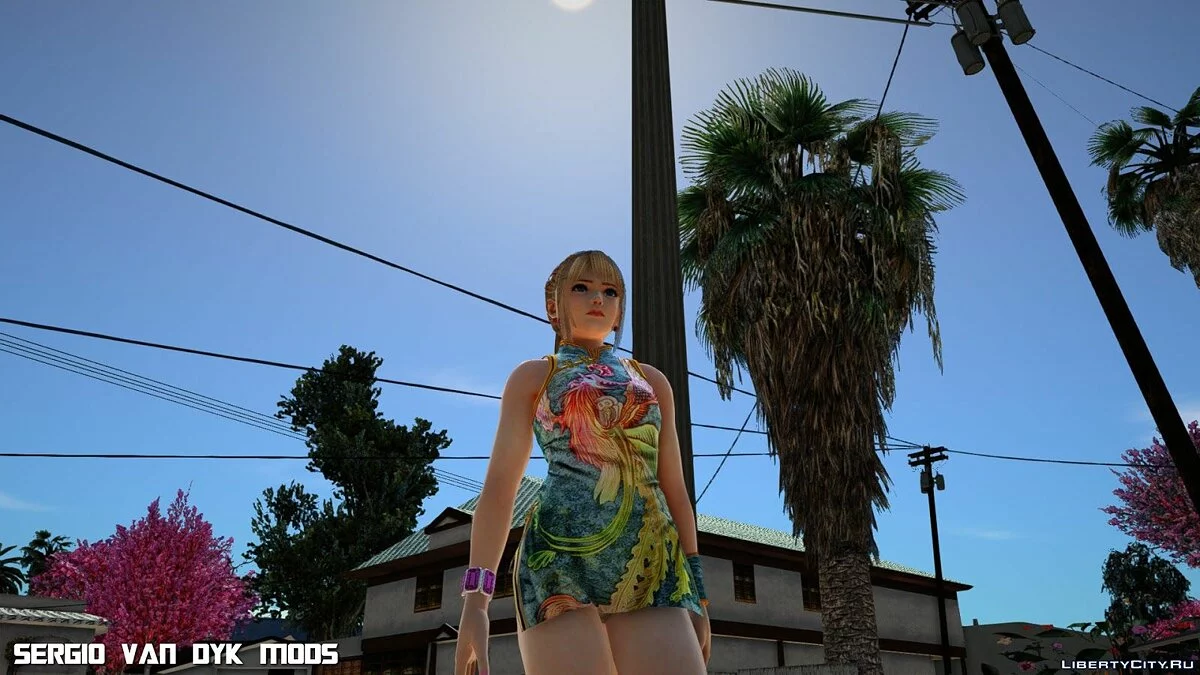 Мари Роуз в китайском платье V2 / GTA San Andreas