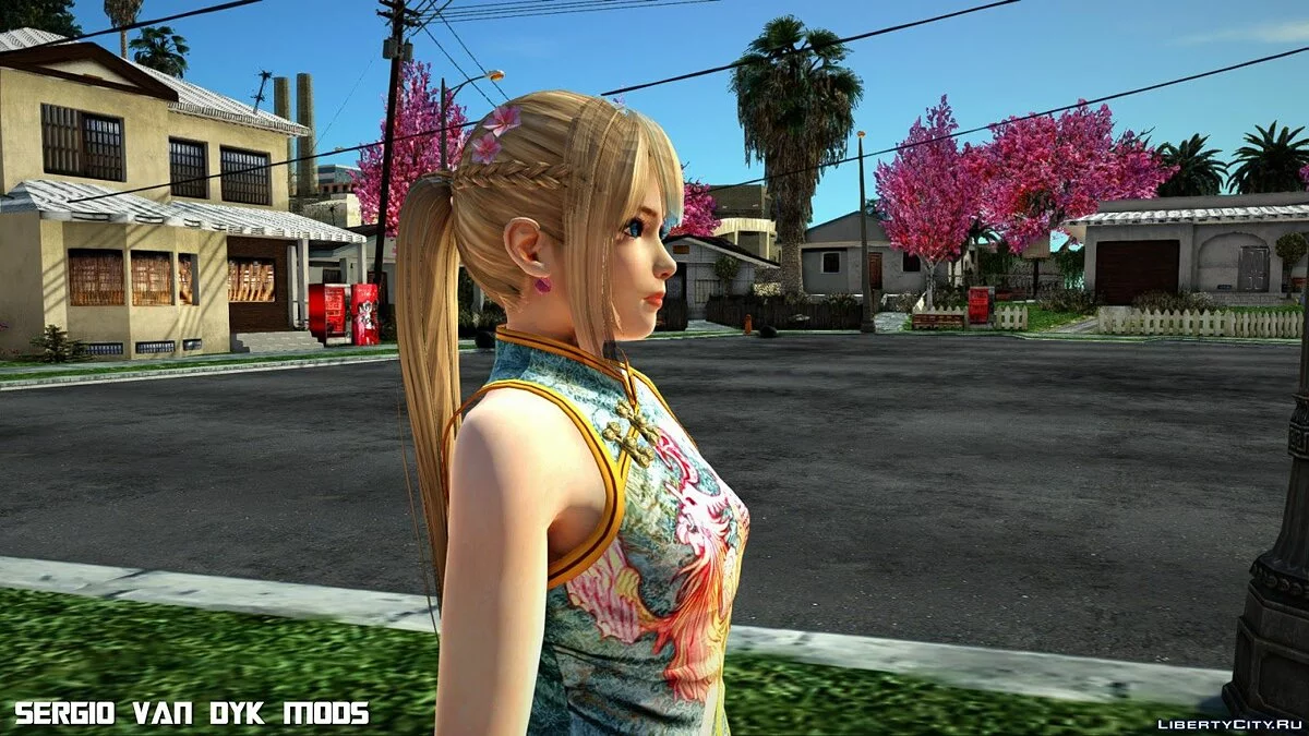Мари Роуз в китайском платье V2 / GTA San Andreas