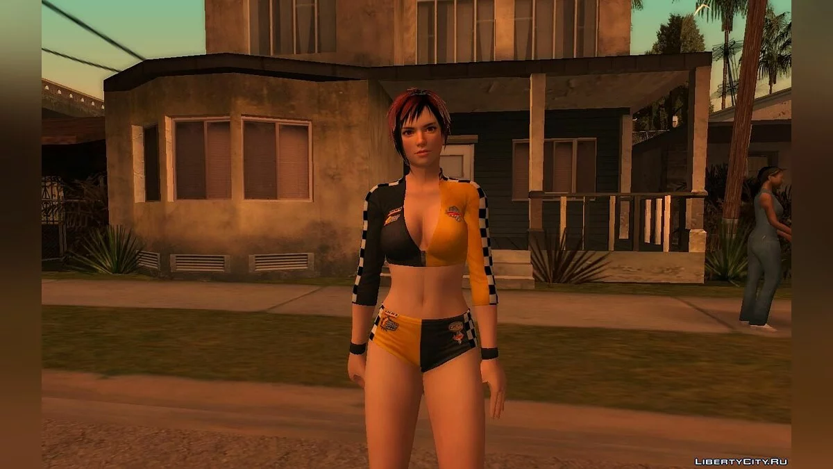 Мила в костюме гонщицы  / GTA San Andreas