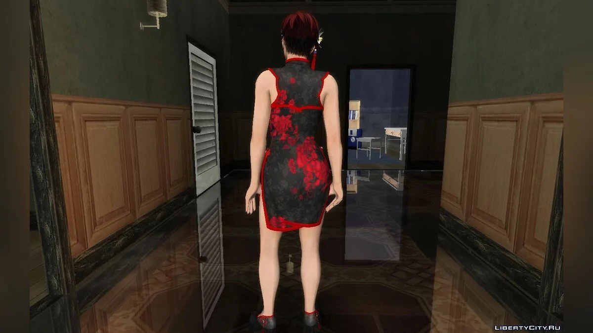 Мила в мандариновом платье из DOA5LR / GTA San Andreas