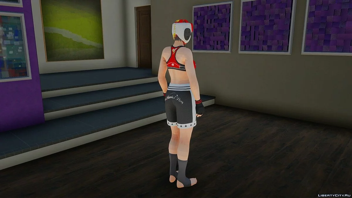 Мила в стандартном костюме из Dead or Alive 6 / GTA San Andreas
