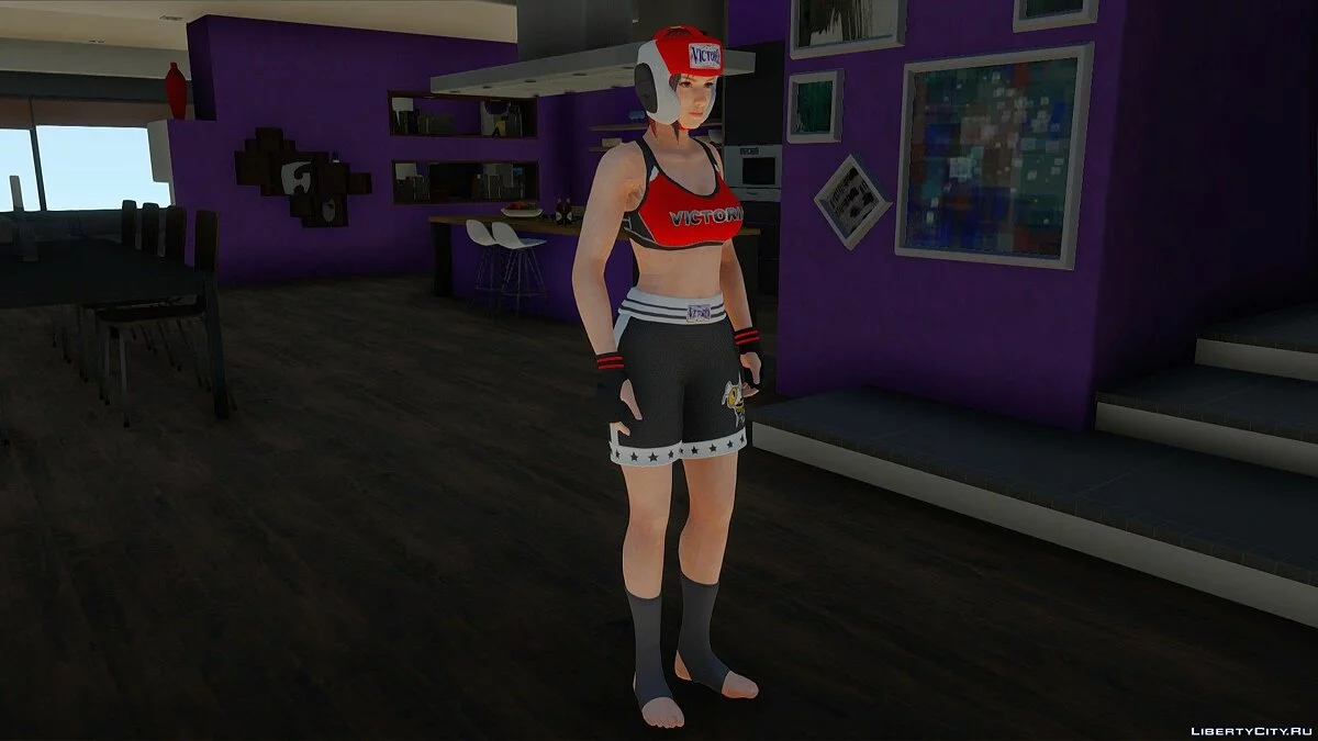 Мила в стандартном костюме из Dead or Alive 6 / GTA San Andreas