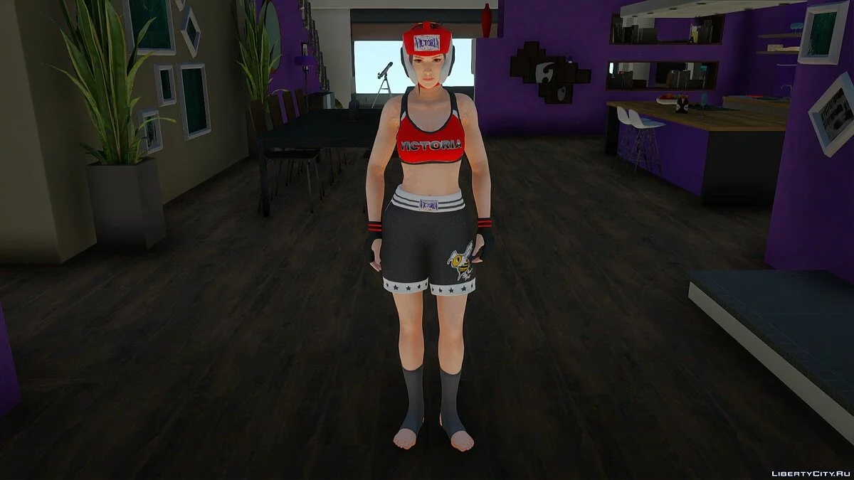 Мила в стандартном костюме из Dead or Alive 6 / GTA San Andreas