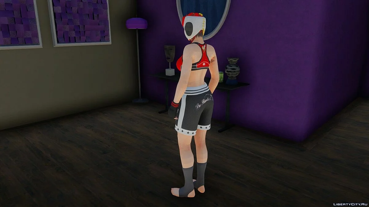 Мила в стандартном костюме из Dead or Alive 6 / GTA San Andreas