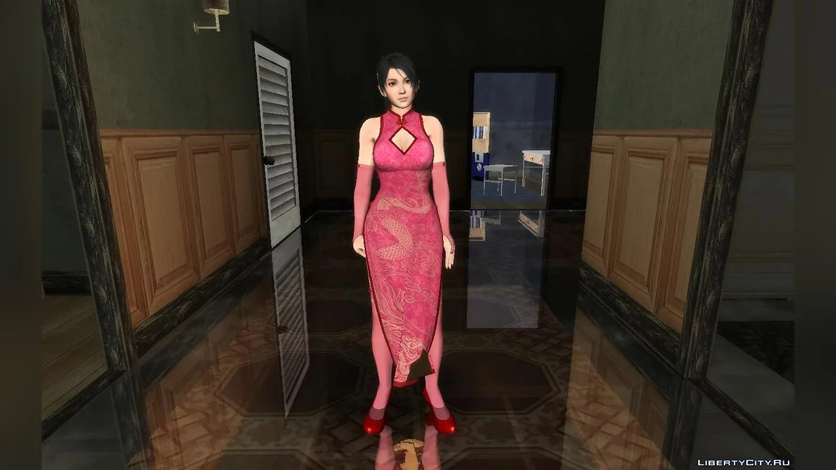 Момиджи в мандариновом платье из DOA5LR  / GTA San Andreas