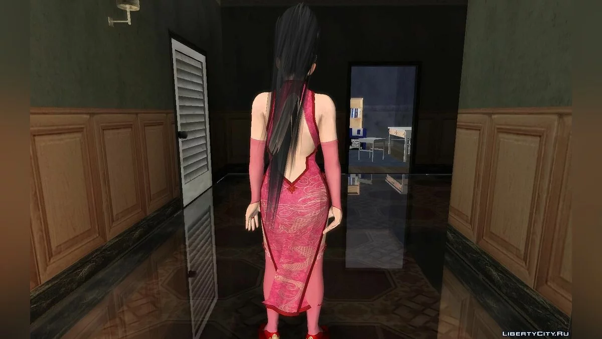 Момиджи в мандариновом платье из DOA5LR  / GTA San Andreas