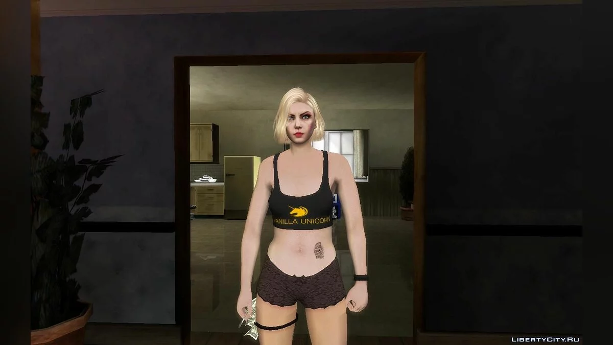 Рандомный скин девушки-блондинки из GTA Online (Стриптизерша) / GTA San Andreas