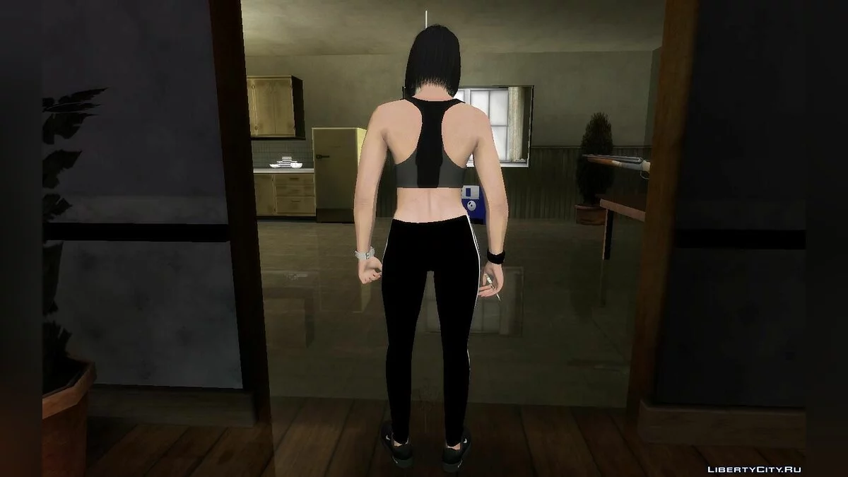 Рандомный женский скин из GTA Online (Азиатка в спортивном костюме) / GTA San Andreas