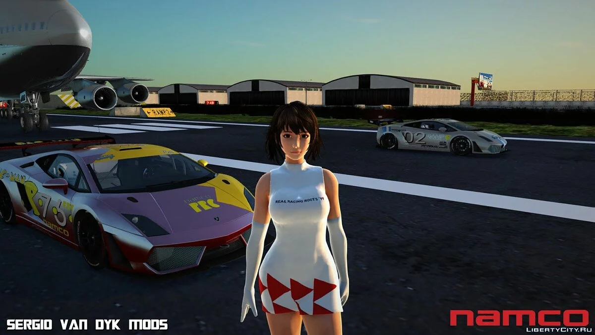 Рейко Нагасе из Race Queen RIDGE RACER TYPE 4 / GTA San Andreas