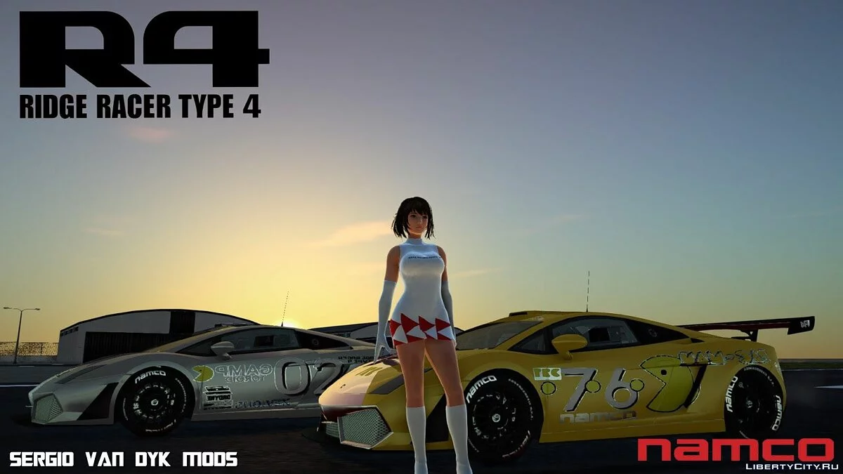 Рейко Нагасе из Race Queen RIDGE RACER TYPE 4 / GTA San Andreas