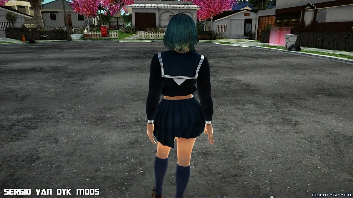 Тамаки в униформе морячки V2 / GTA San Andreas