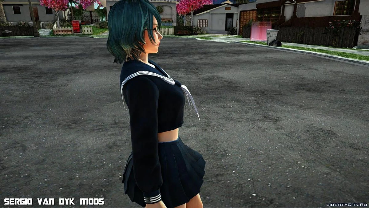 Тамаки в униформе морячки V2 / GTA San Andreas