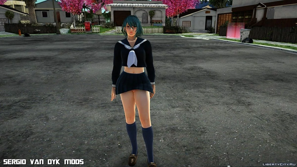 Тамаки в униформе морячки V2 / GTA San Andreas