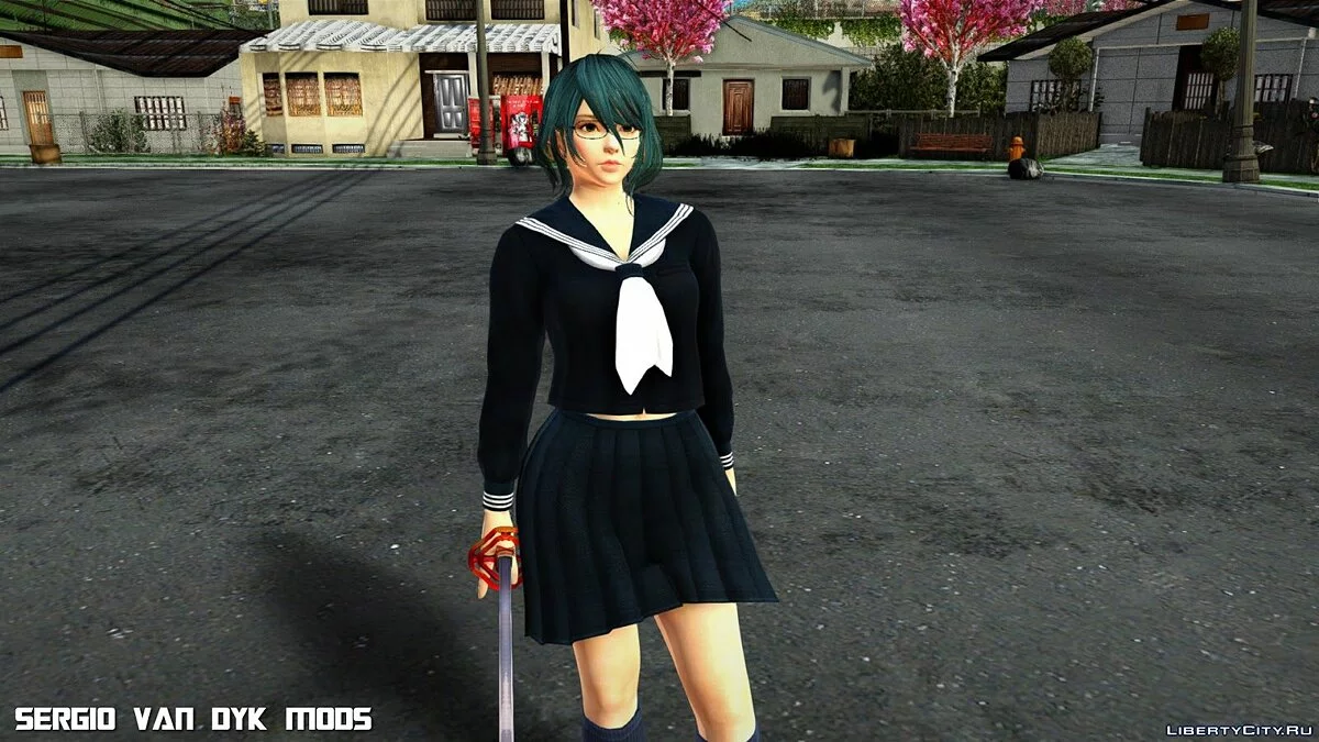 Тамаки в униформе морячки / GTA San Andreas