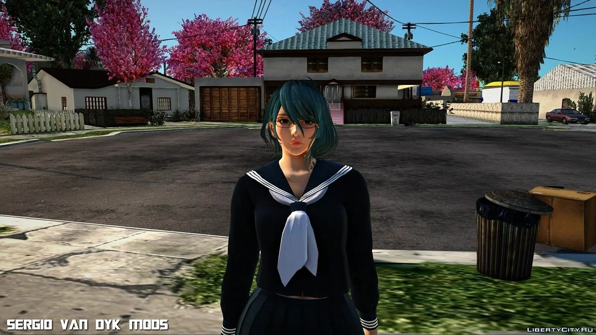 Тамаки в униформе морячки / GTA San Andreas