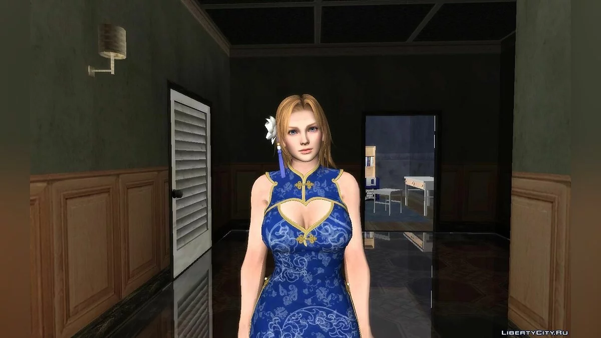 Тина Армстронг в мандариновом платье из DOA5LR / GTA San Andreas